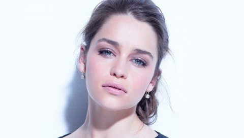 Emilia clarke, лицо, брюнетка, глаза, знаменитость