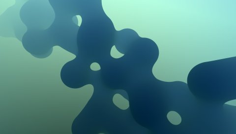 Вода, круги, форма, тень