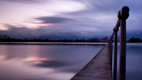Охрана, море, спокойствие, вечер