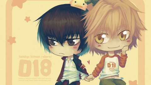 Katekyo hitman reborn dino x hibari, мальчик, девушка, отношение