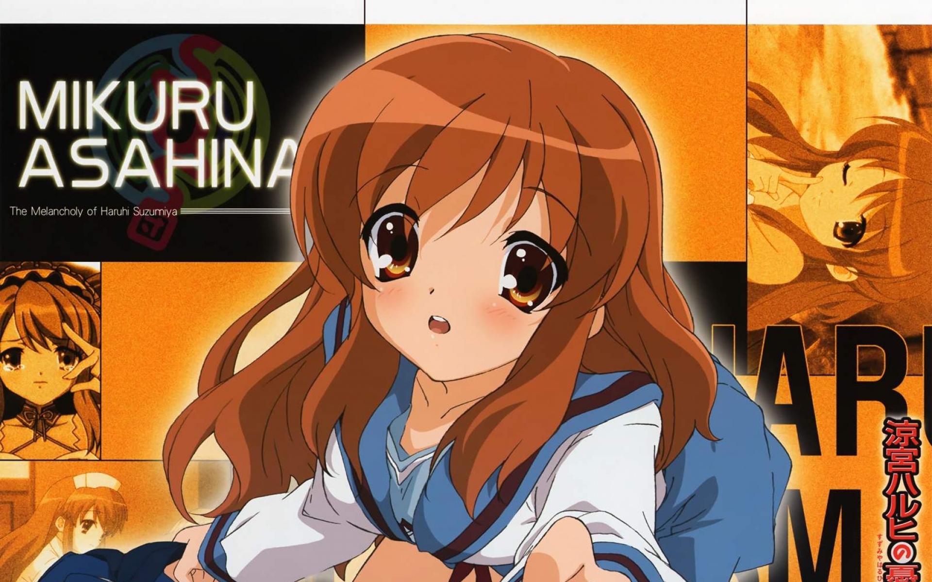 Картинки Mikuru asahina, девушка, открытый рот, фото и обои на рабочий стол