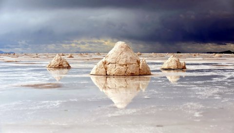 Море, озеро, блоки, камни