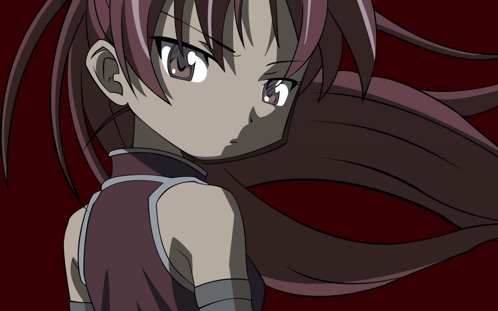 Картинки Kyouko sakura, девушка, взгляд, волосы, серьезные фото и обои на рабочий стол