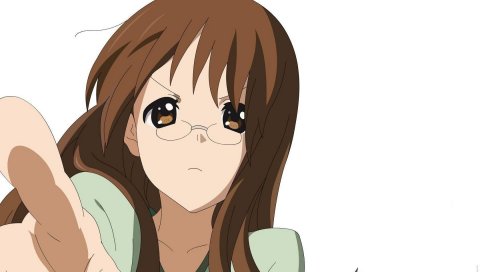 Sawako yamanaka, девушка, очки, жест