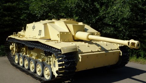Танк, цвет, оружие, военный