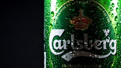 Carlsberg, пиво, бренд, капли, банк