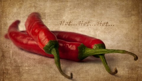 Перец, чили, острые, горящие, горячие