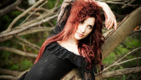 Susan coffey, брюнетка, природа, стиль, фотосессия, гламур