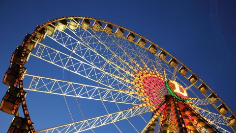Германия, stuttgart, колесо обозрения