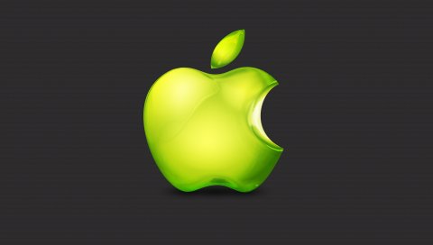 Яблоко, mac, бренд, логотип, яркий, фирменный, дизайн