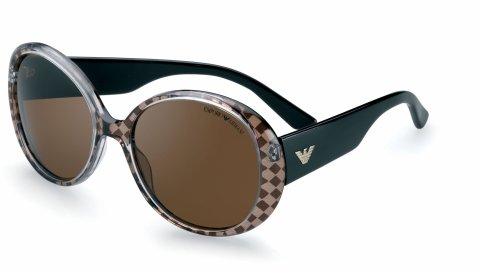 Emporio armani, солнцезащитные очки, стильная рамка