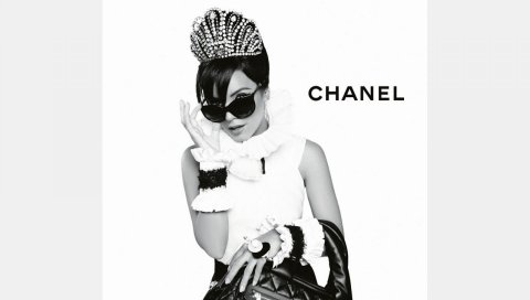 Chanel, lily allen, девушка, сумка, солнцезащитные очки, высокая мода