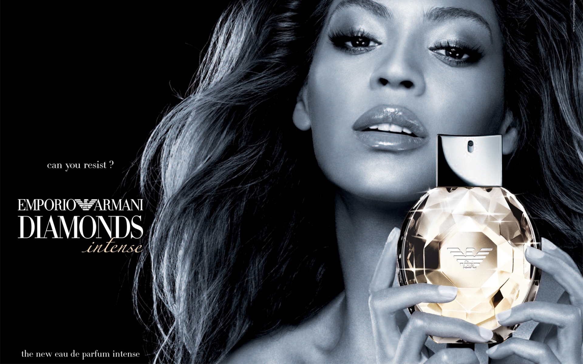 Картинки Emporio armani, бриллианты интенсивные, beyonce, страсть, глубокие, экстремально-женские, фото и обои на рабочий стол