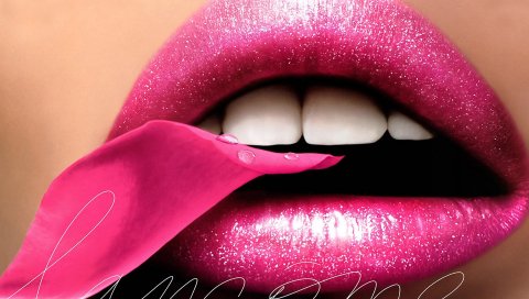 Lancome, губы, блестящие, сочные