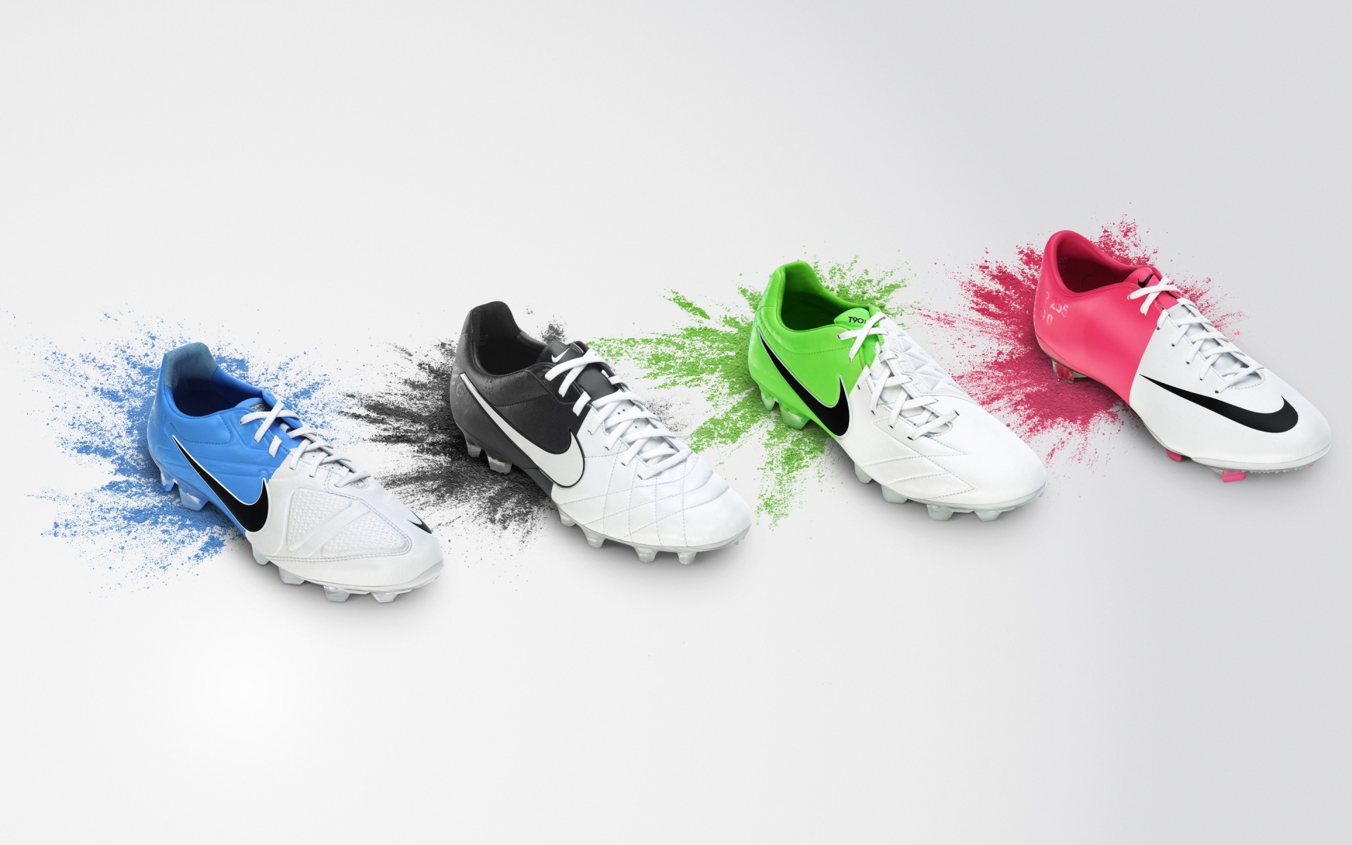 Картинки Nike, коллекция столкновений, обувь, различные цвета фото и обои на рабочий стол