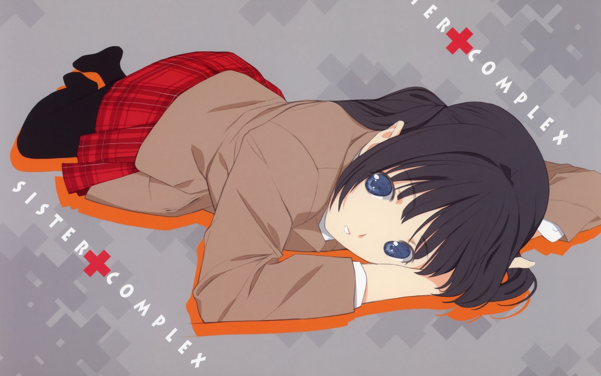 Картинки Mibu natsuki, колготки, seifuku, девушка, брюнетка, осанка, юбка фото и обои на рабочий стол