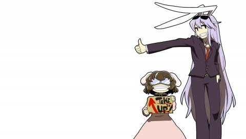 Bunnygirl, девушки, костюм, улыбка,