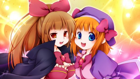 Eva, beatrice, umineko no naku koro ni, ushiromiya ro, girls, cute, smile
