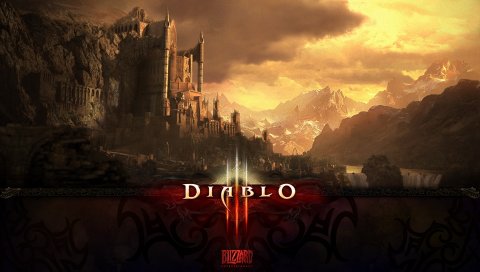 Diablo 3, город, мир, замок