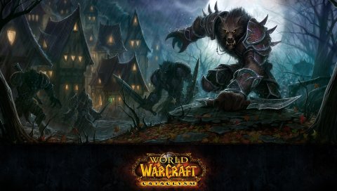 Мир Warcraft, катаклизм, warcraft, wow, wolf