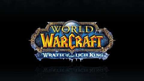 Мир Warcraft, логотип, wow, warcraft, гнев короля лича