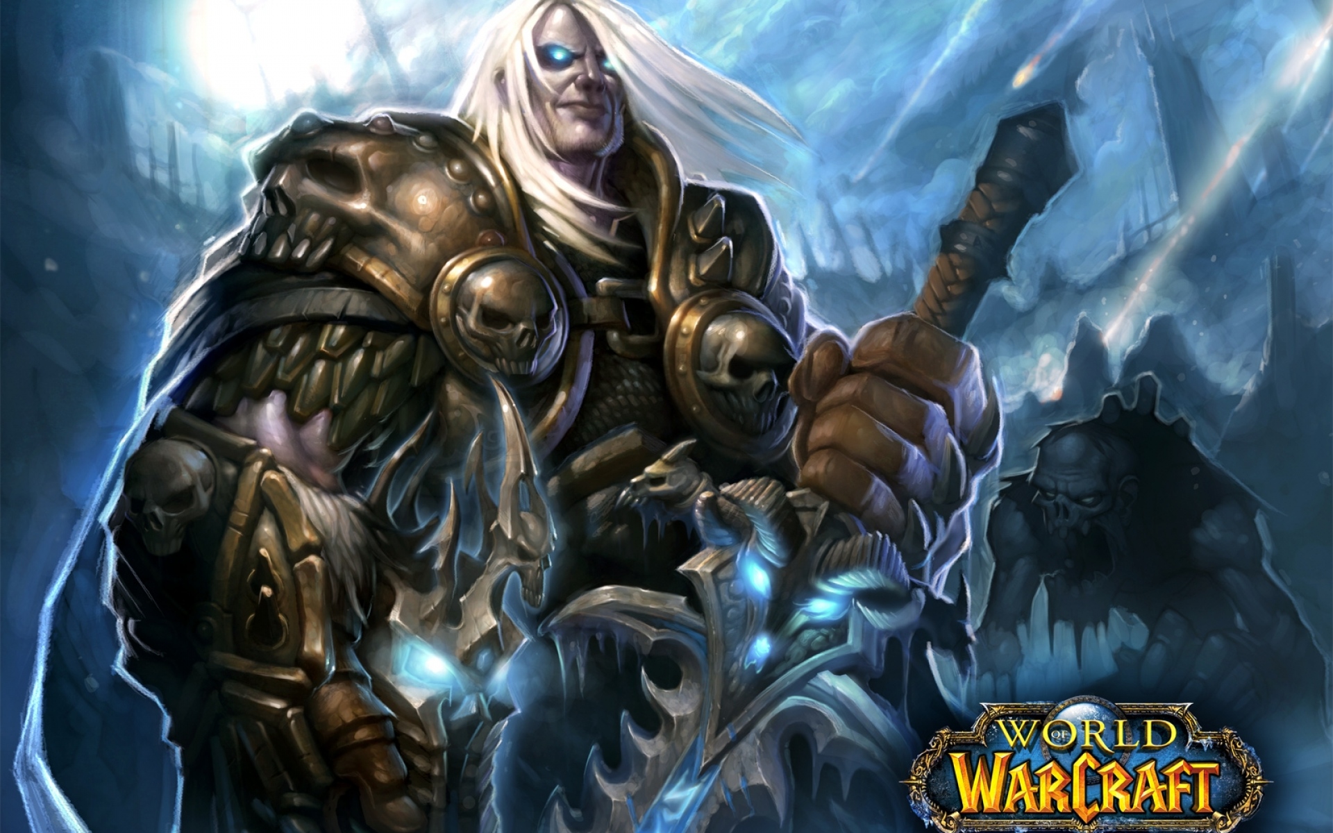 Картинки Warcraft, arthas, wow, рыцарь, меч, доспехи фото и обои на рабочий стол