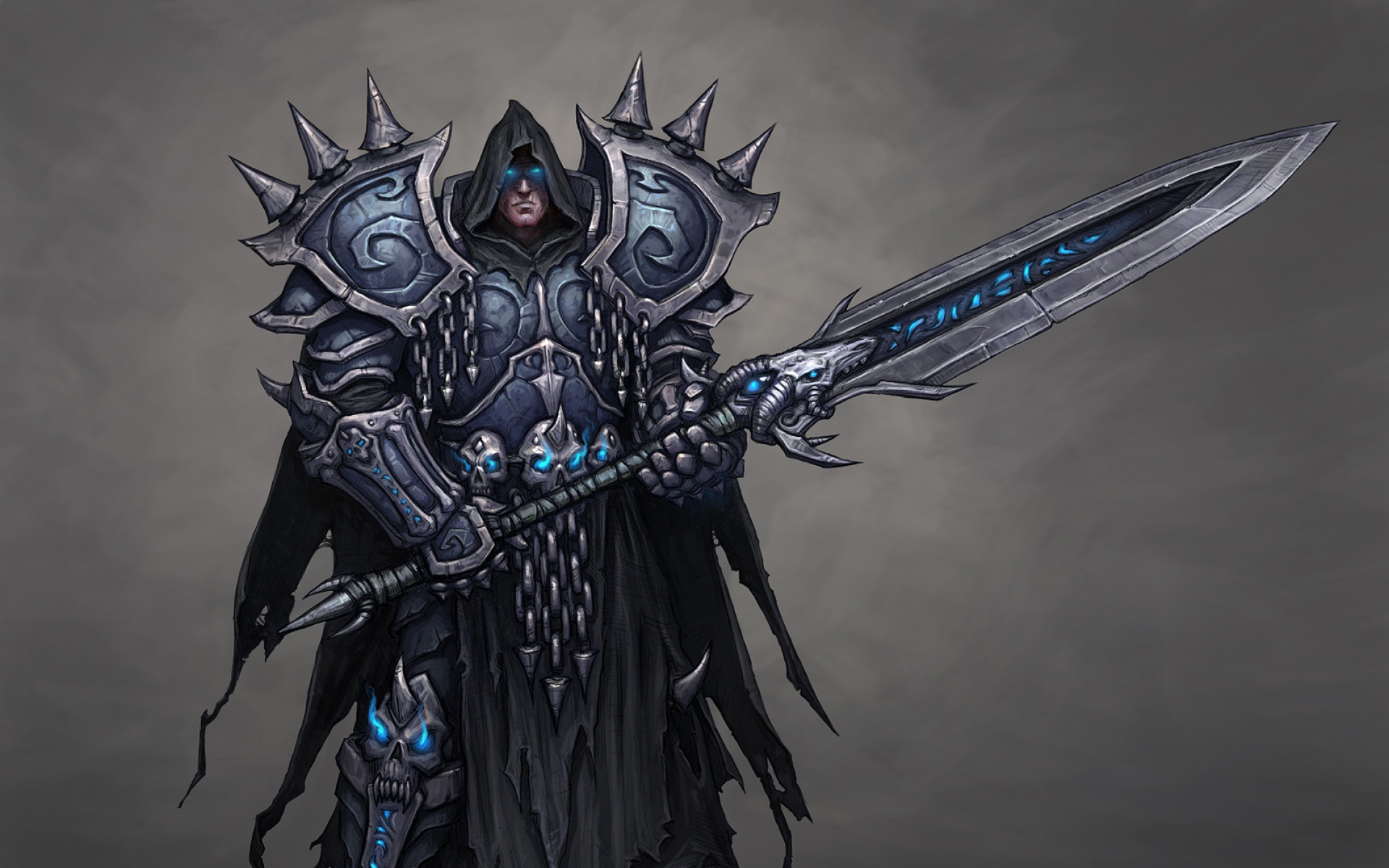 Картинки Warcraft, knight, sword, warrior, armor, strong фото и обои на рабочий стол