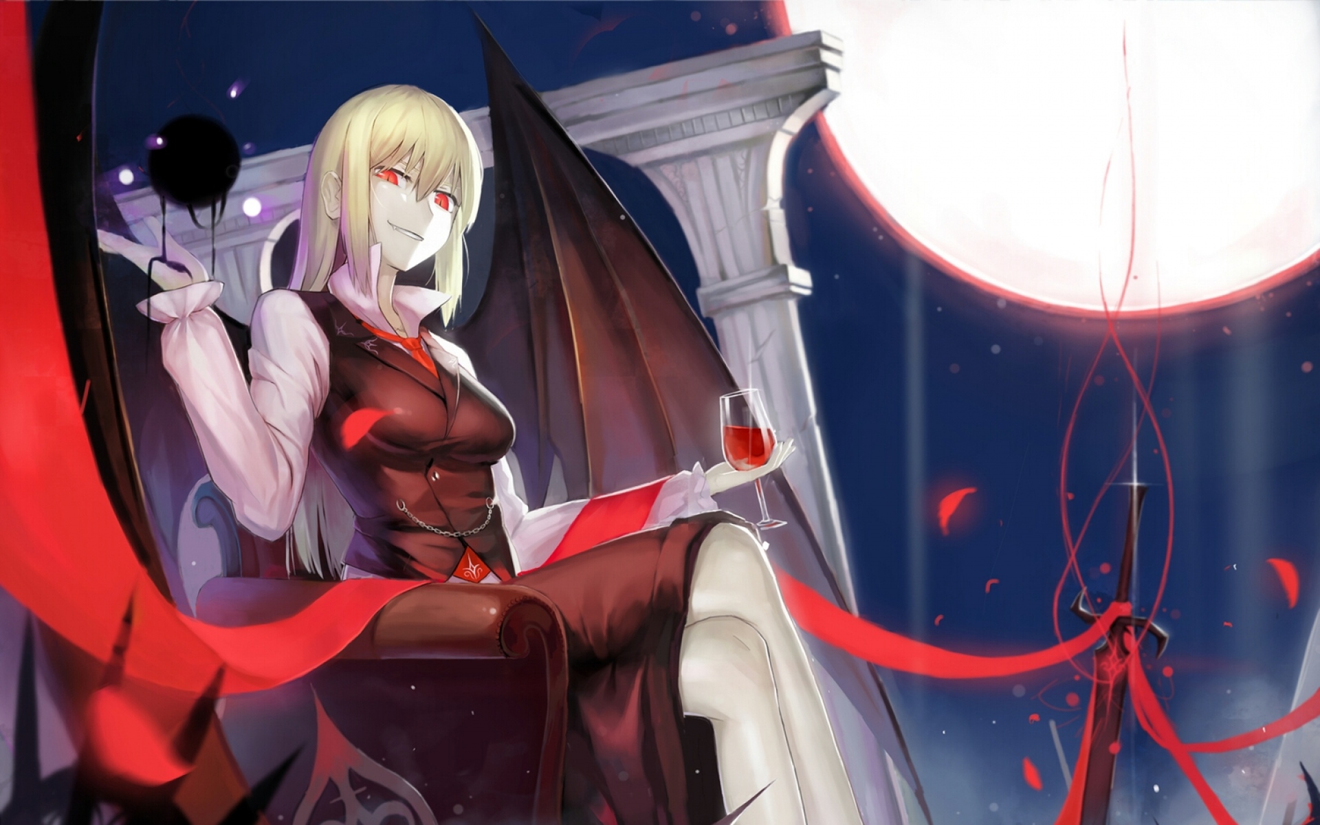 Картинки Rumia tagme, touhou, девушка, крылья, фото и обои на рабочий стол