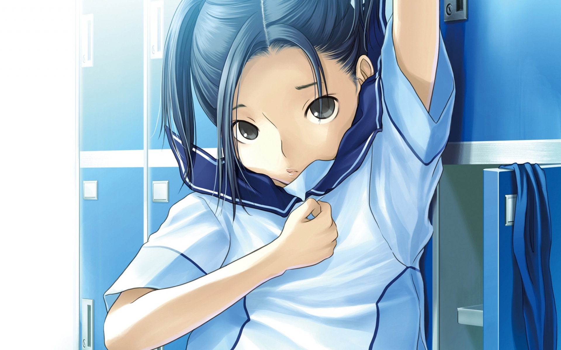 Картинки Kobayakawa rinko, love plus, девушка, взгляд, одежда фото и обои на рабочий стол