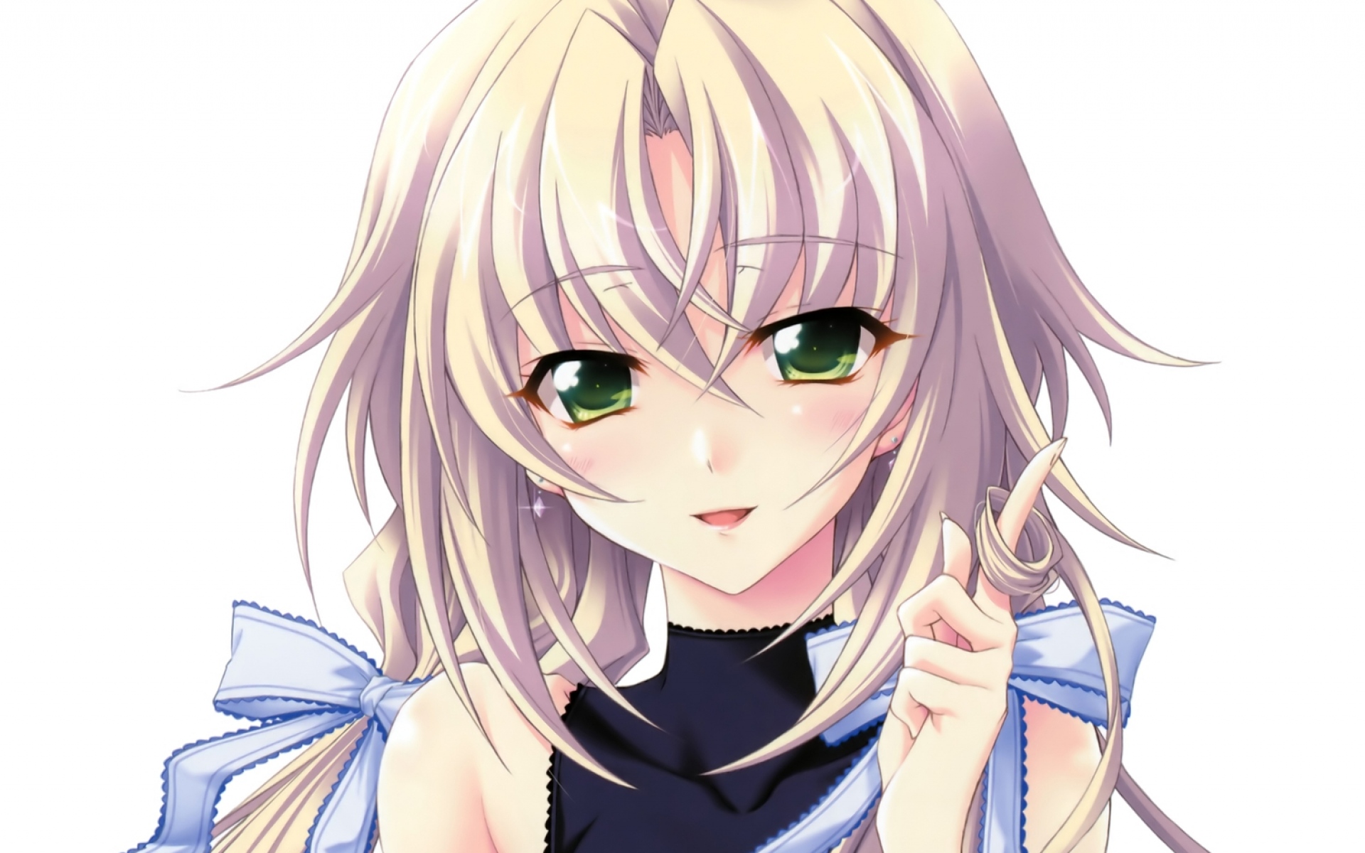 Картинки Kagamigawa chloe, koshimizu takay, girl, smile, bang фото и обои на рабочий стол