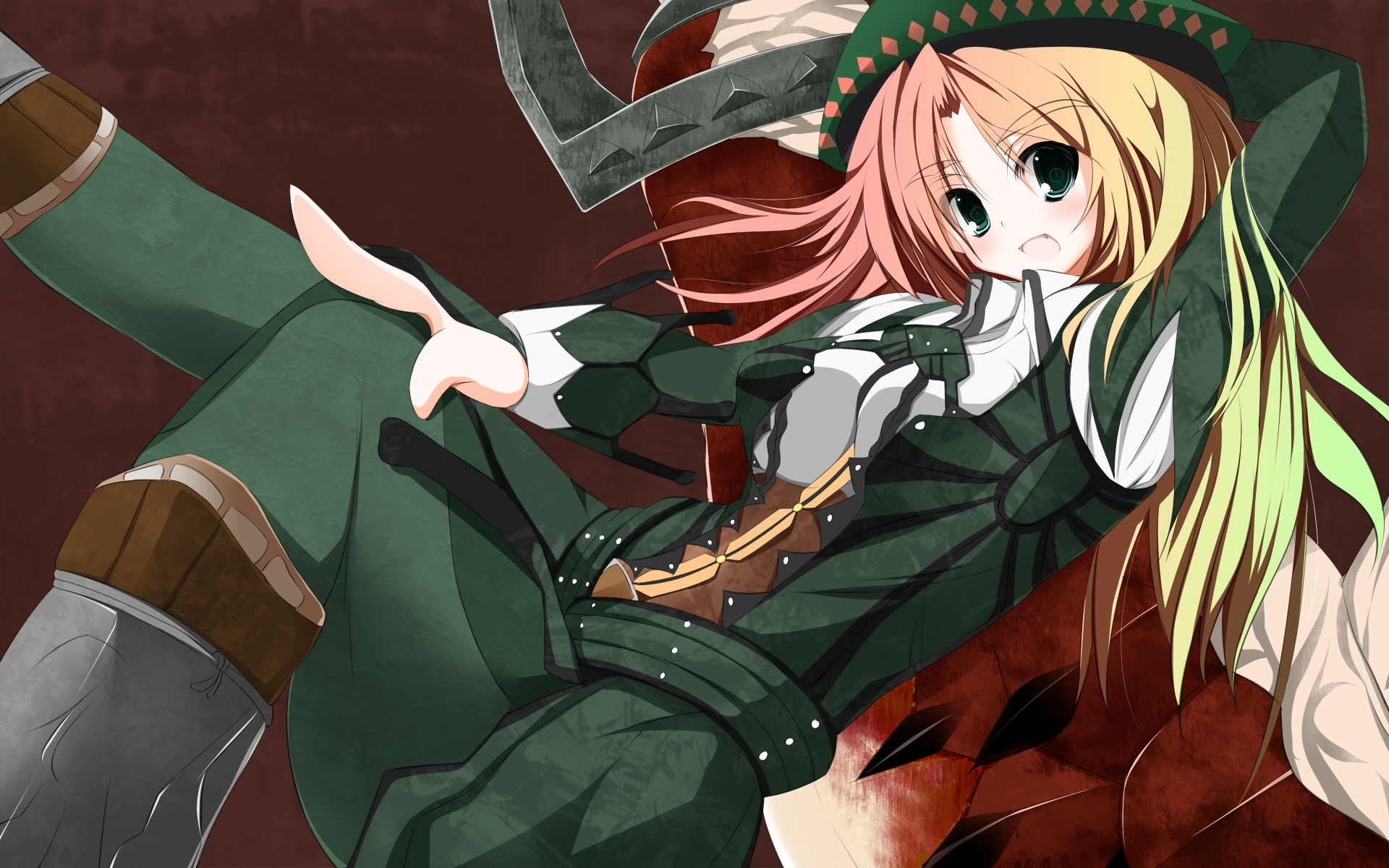 Картинки Коллекция touhou, девушка, поза, большие глаза фото и обои на рабочий стол