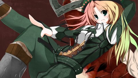 Коллекция touhou, девушка, поза, большие глаза