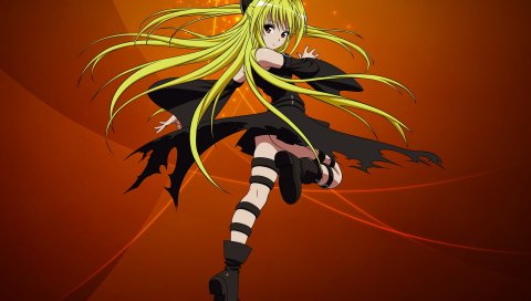 To-love-ru, девушка, движение, космос