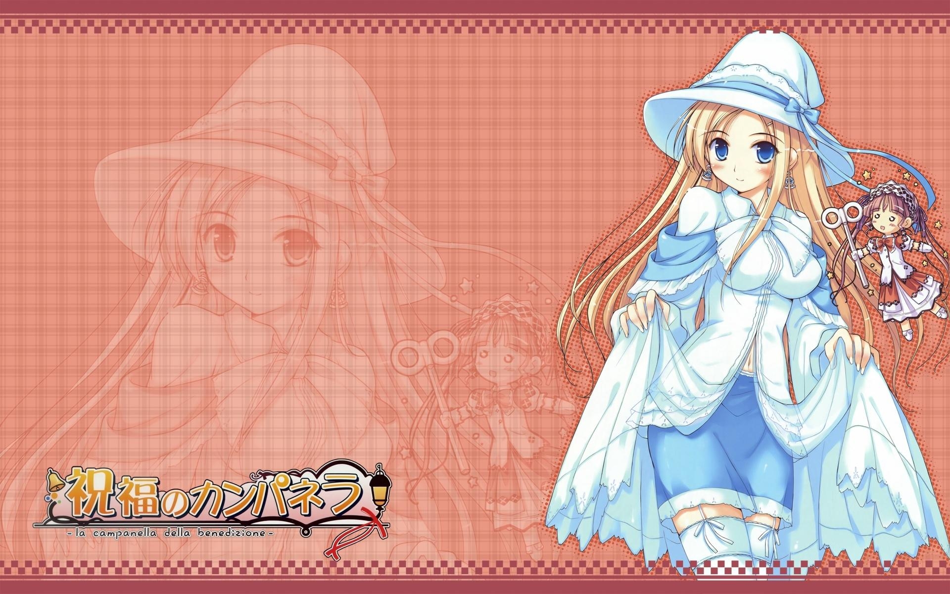 Картинки Shukufuku no campanella, девушка, платье, шляпа, фея фото и обои на рабочий стол