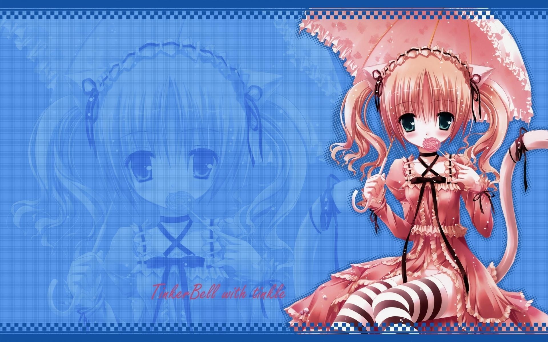 Картинки Девушка neko, девушка, сладкий, зонтик фото и обои на рабочий стол