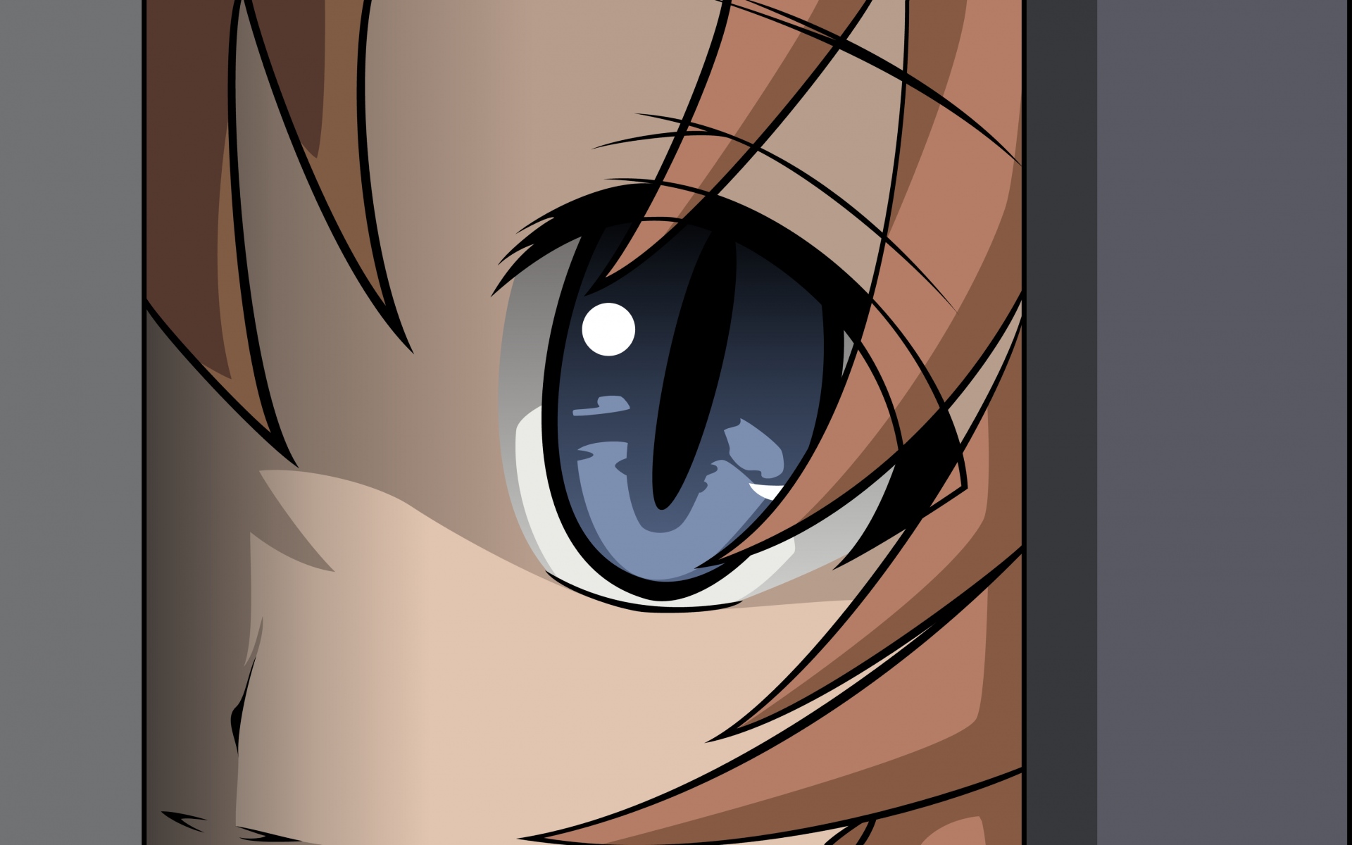 Картинки Higurashi no naku koro ni, bangs, eye, close-up фото и обои на рабочий стол