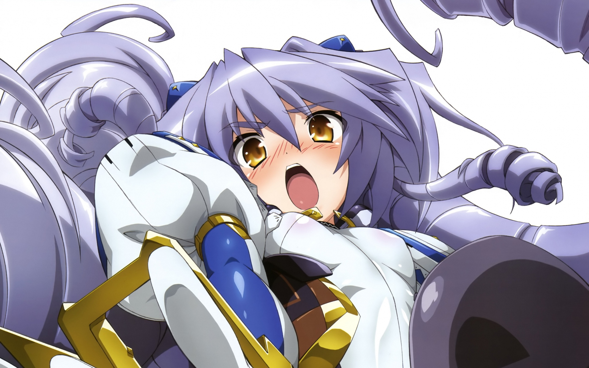 Картинки Kyoukai senjou no horizonk, девушка, крик, взрыв фото и обои на рабочий стол