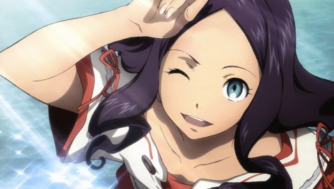 Eureka seven, девушка, брюнетка,