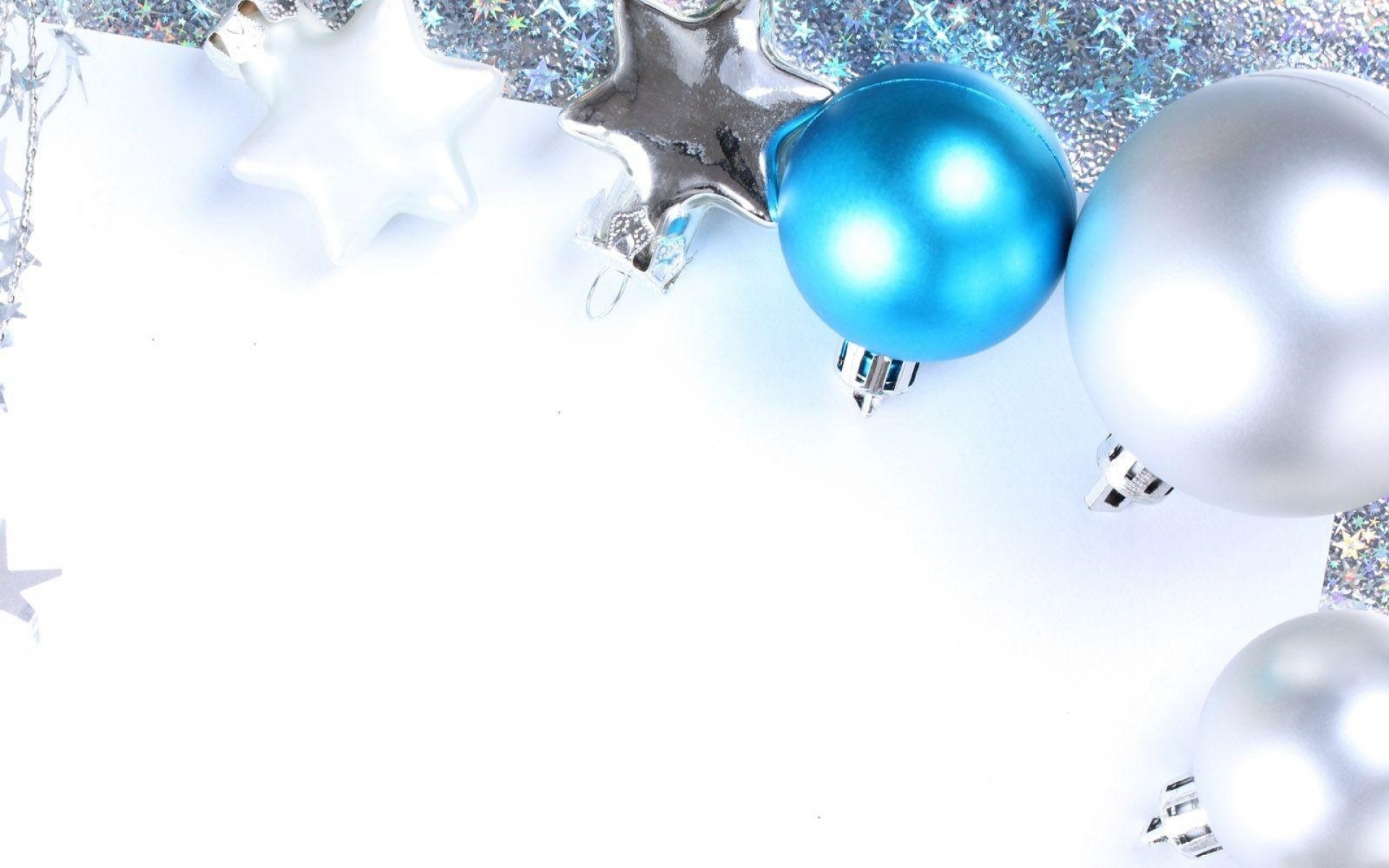 Картинки Рождественские украшения, воздушные шары, звезды, бумага фото и обои на рабочий стол