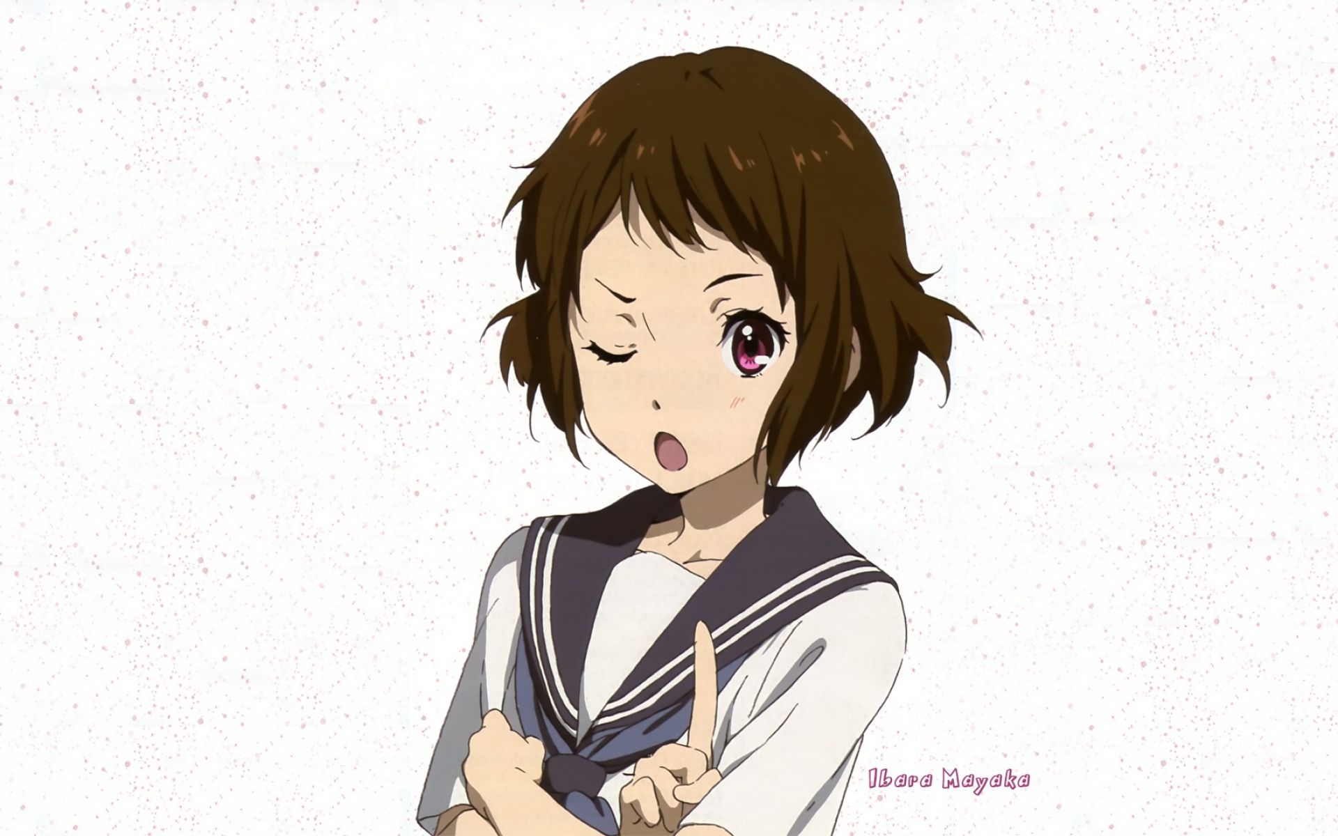 Картинки Hyouka, девушка, brunettewink, фото и обои на рабочий стол