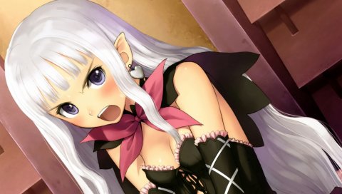 Сияющие сердечки shiawase нет кастрюли, девушка, крик