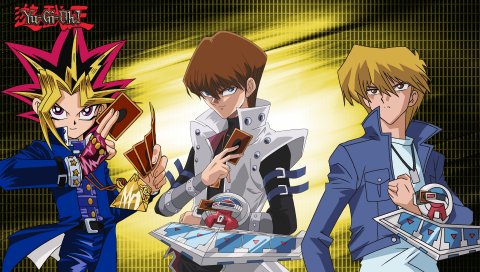 Yuu gi ou, мальчики, открытки, жест