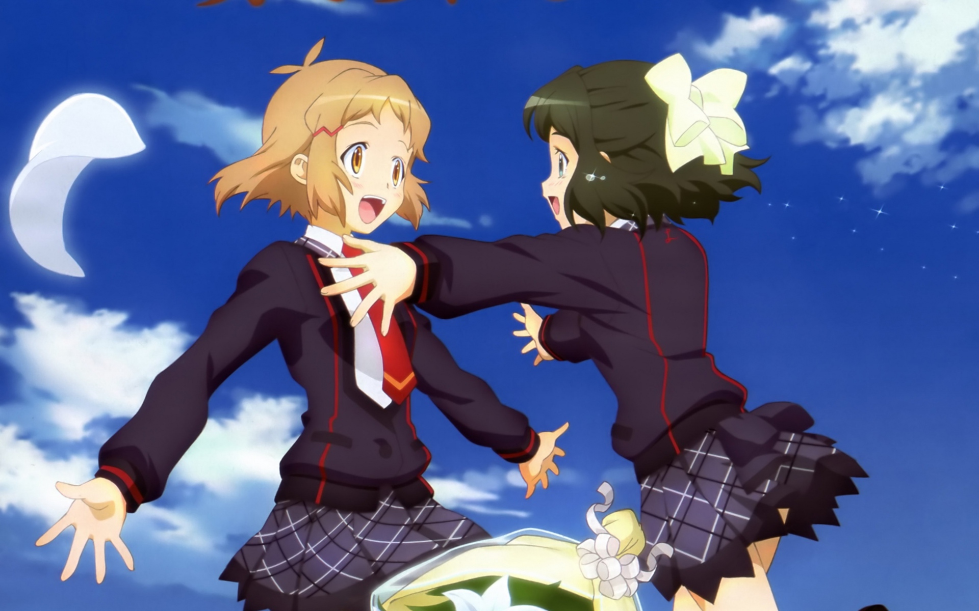 Картинки Senki zesshou symphogear, девушки, радость, фото и обои на рабочий стол