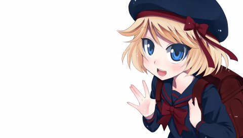 Cardfight авангард, девушка, блондинка, голубые глаза, радость