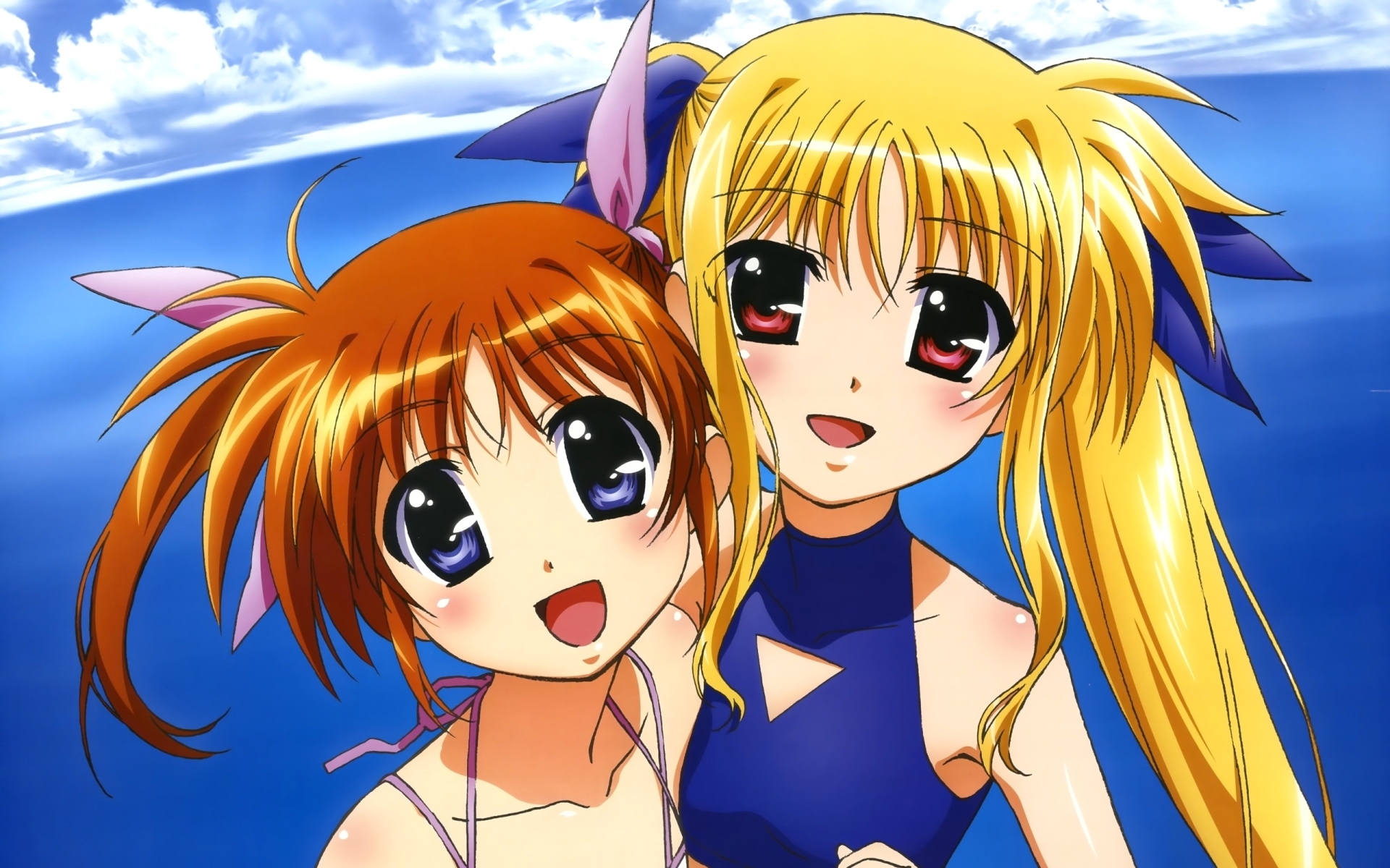 Картинки Mahou shoujo лирическая nanoha, девушка, милый, восторг фото и обои на рабочий стол