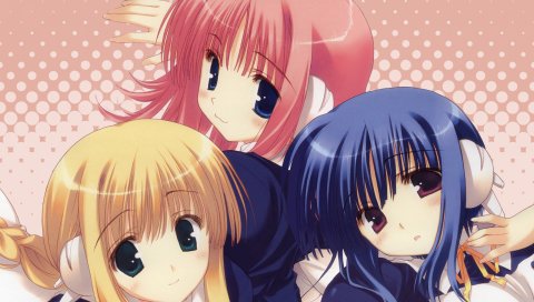 Mitsumi misato, к сердцу 2, девушки, фон