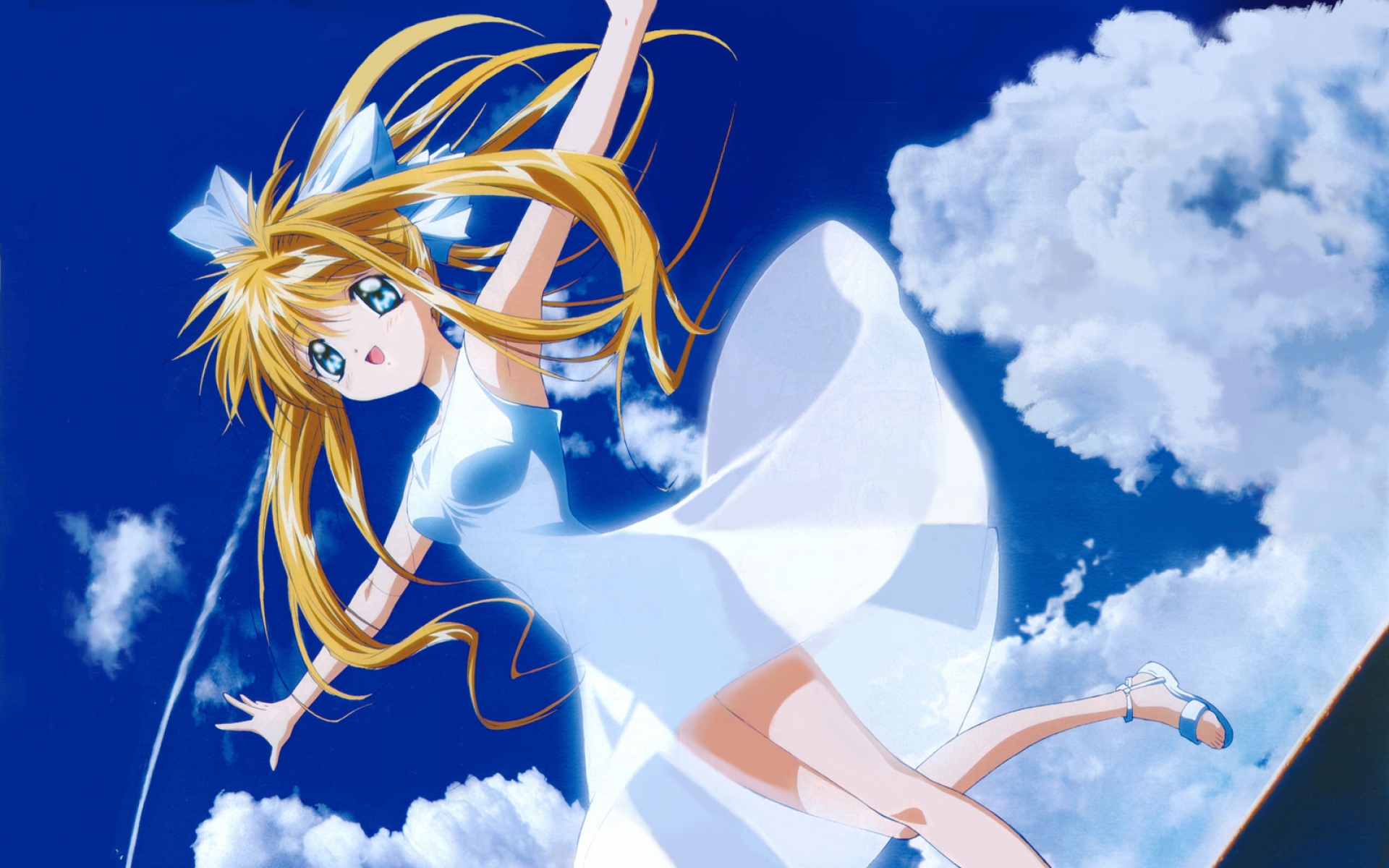 Картинки Kamio misuzu, девушка, блондинка фото и обои на рабочий стол
