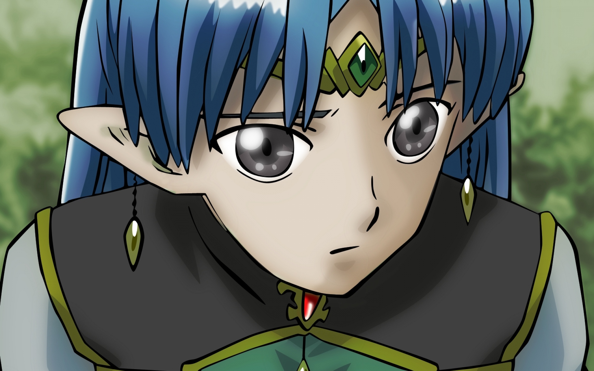 Картинки Seikai no senki, гребень звезд, lafiel, девушка, эльф, ювелирные изделия фото и обои на рабочий стол