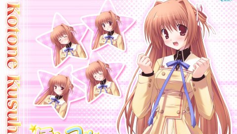 Ikegami akane, hoshiful, kusuhara kotone, девушка, юбка, эмоции