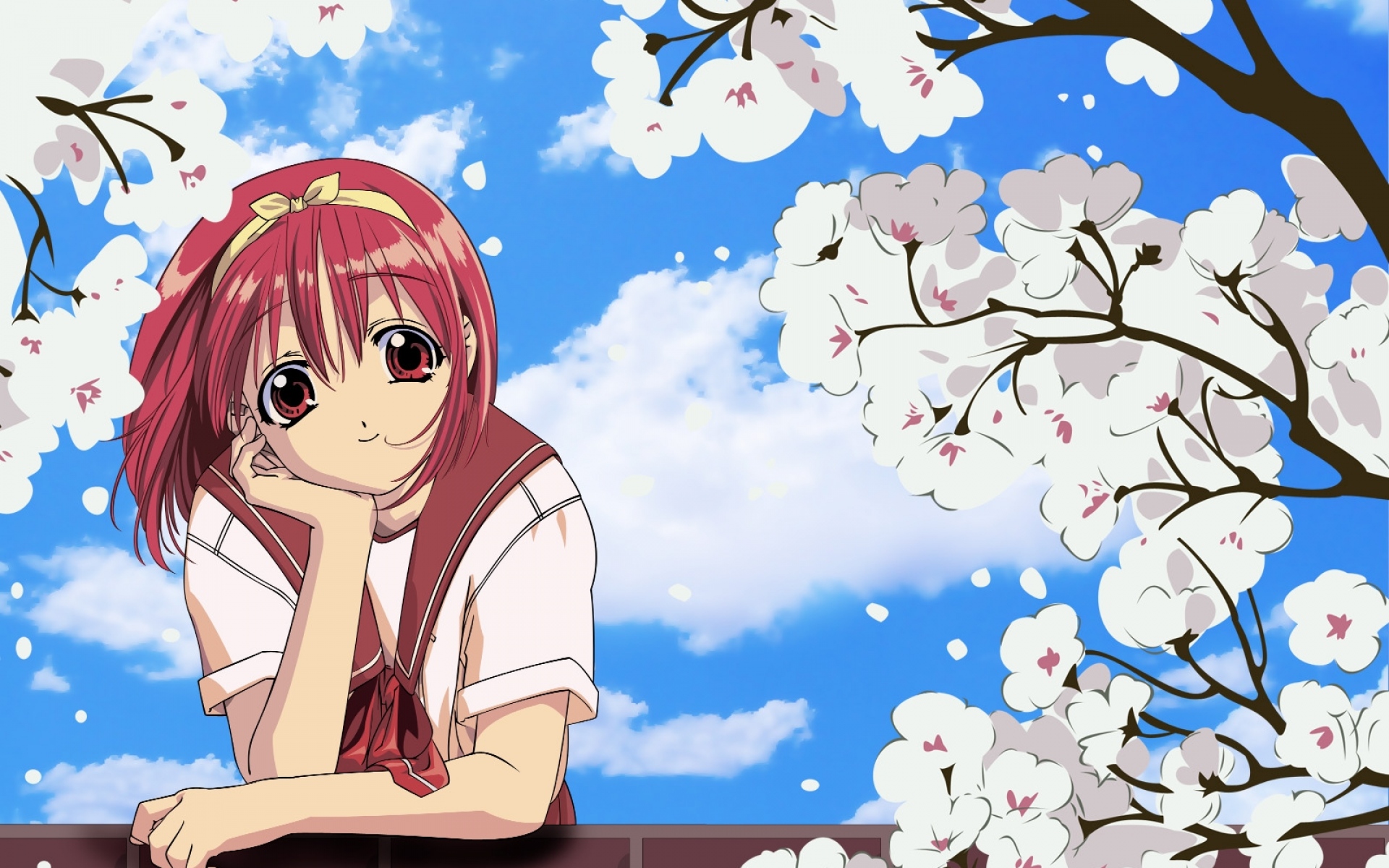 К сердцу, kamigishi akari, девушка, улыбка, весна.